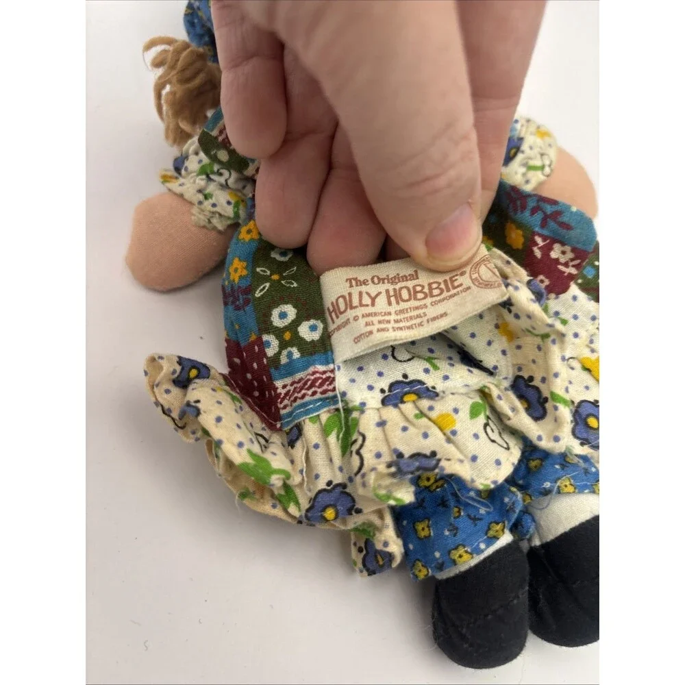 Holly Hobbie Doll Fabric Vintage 1970's Knickerbocker Rag 9